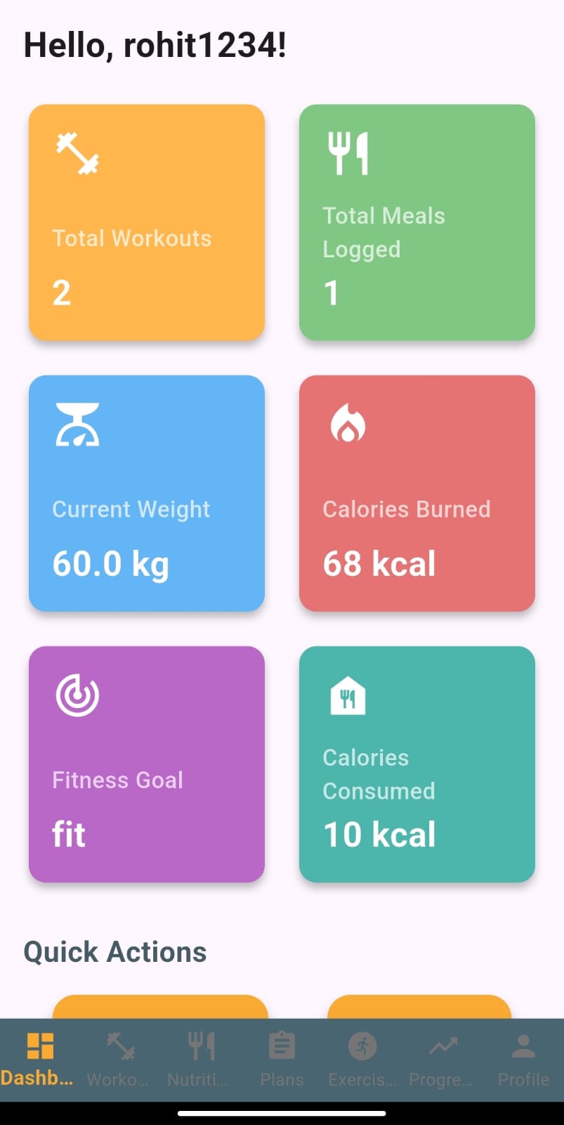 Personalized Fitness